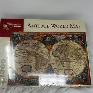 Pomegranate ANTIQUE WORLD MAP 1000 PIECE JIGSAW PUZZLE